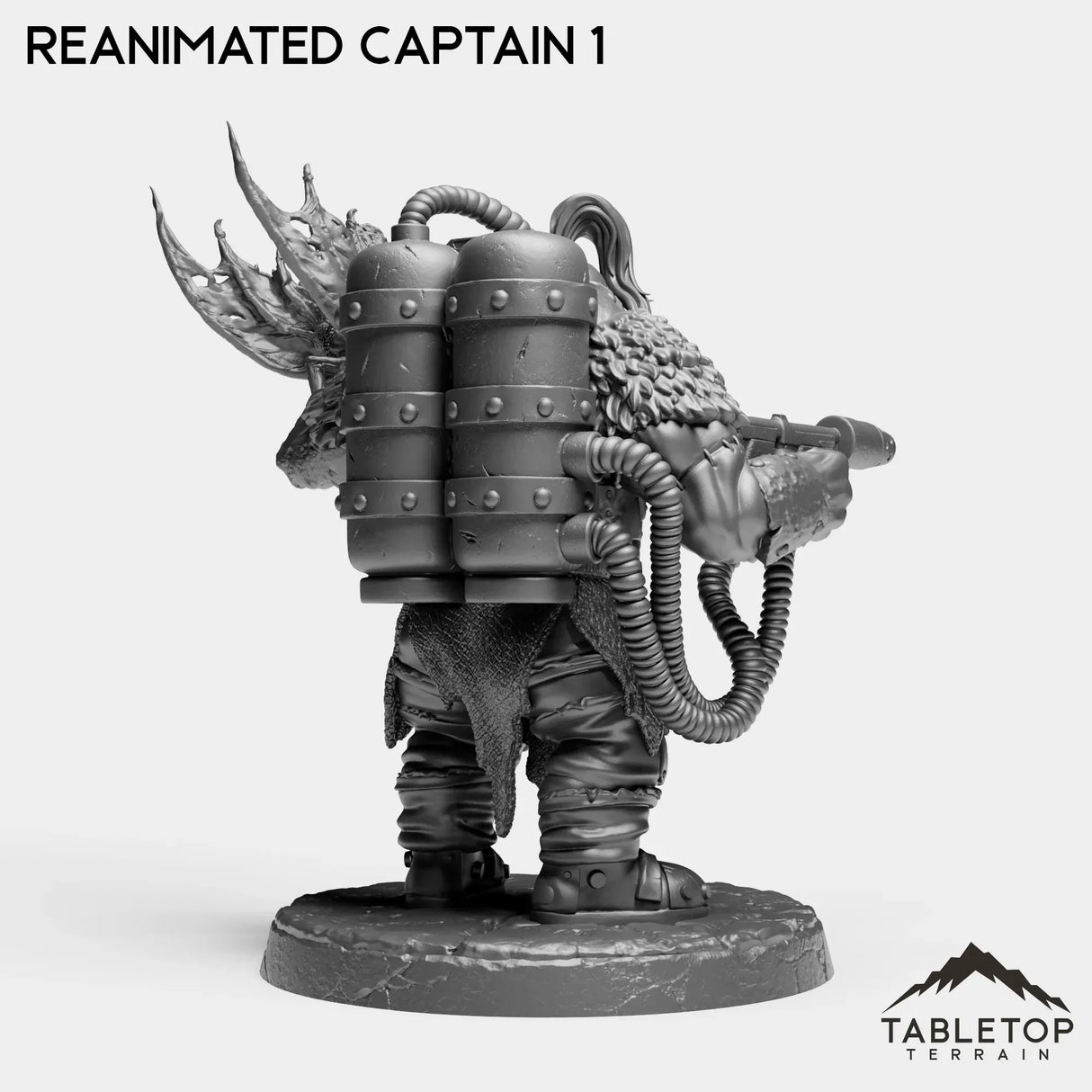 Tabletop Terrain Miniature Reanimated Captain - Alchemical Satrapy