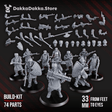Tabletop Terrain Miniature Red Druzhina (build-kit)
