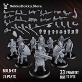 Tabletop Terrain Miniature Red Druzhina (build-kit)