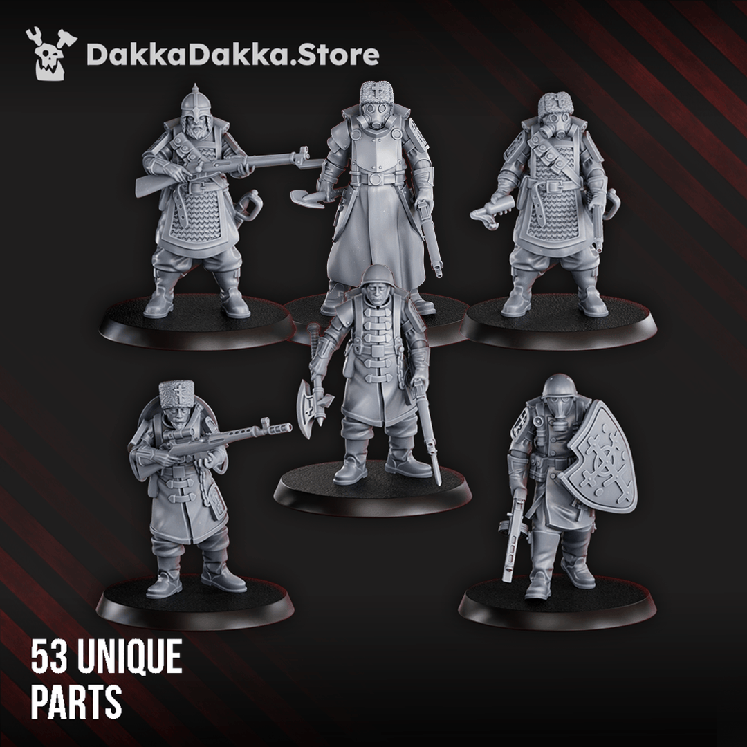 Tabletop Terrain Miniature Red Druzhina (build-kit)
