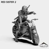 Tabletop Terrain Miniature Red Sister 2 Red Sister - Bomber Girls