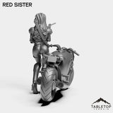 Tabletop Terrain Miniature Red Sister - Bomber Girls