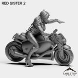 Tabletop Terrain Miniature Red Sister - Bomber Girls