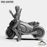 Tabletop Terrain Miniature Red Sister - Bomber Girls