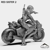 Tabletop Terrain Miniature Red Sister - Bomber Girls