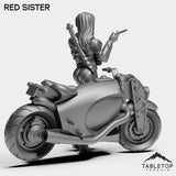 Tabletop Terrain Miniature Red Sister - Bomber Girls
