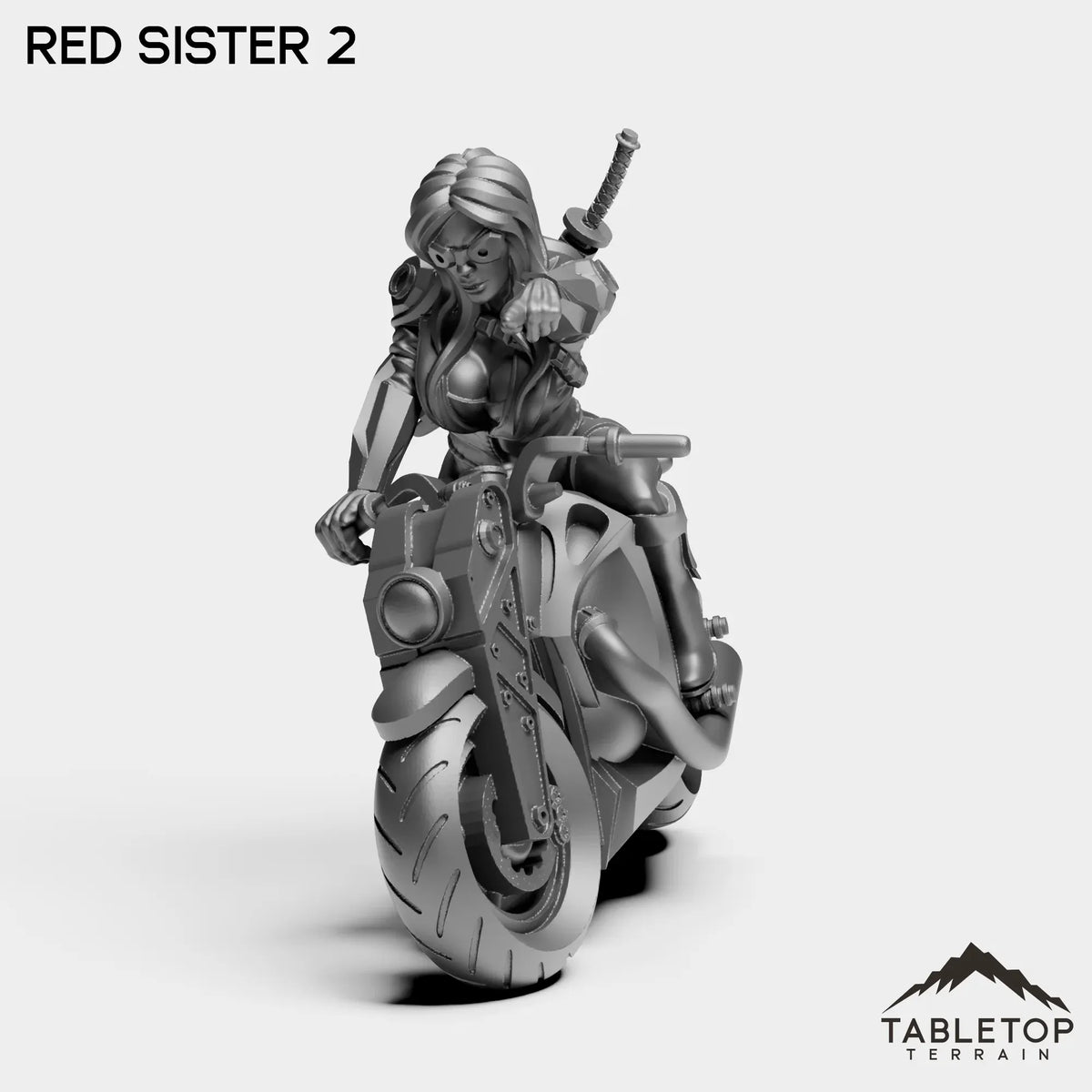 Tabletop Terrain Miniature Red Sister - Bomber Girls