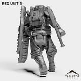 Tabletop Terrain Miniature RED Unit