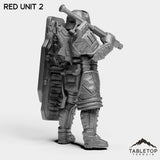 Tabletop Terrain Miniature RED Unit
