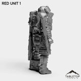 Tabletop Terrain Miniature RED Unit