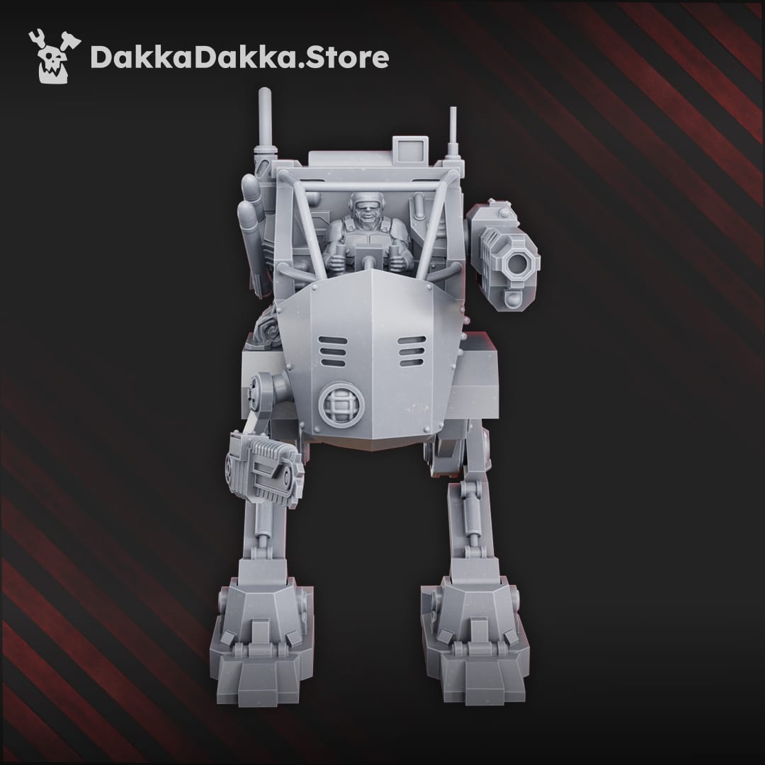 Tabletop Terrain Miniature Regius Guard Stomper Mech