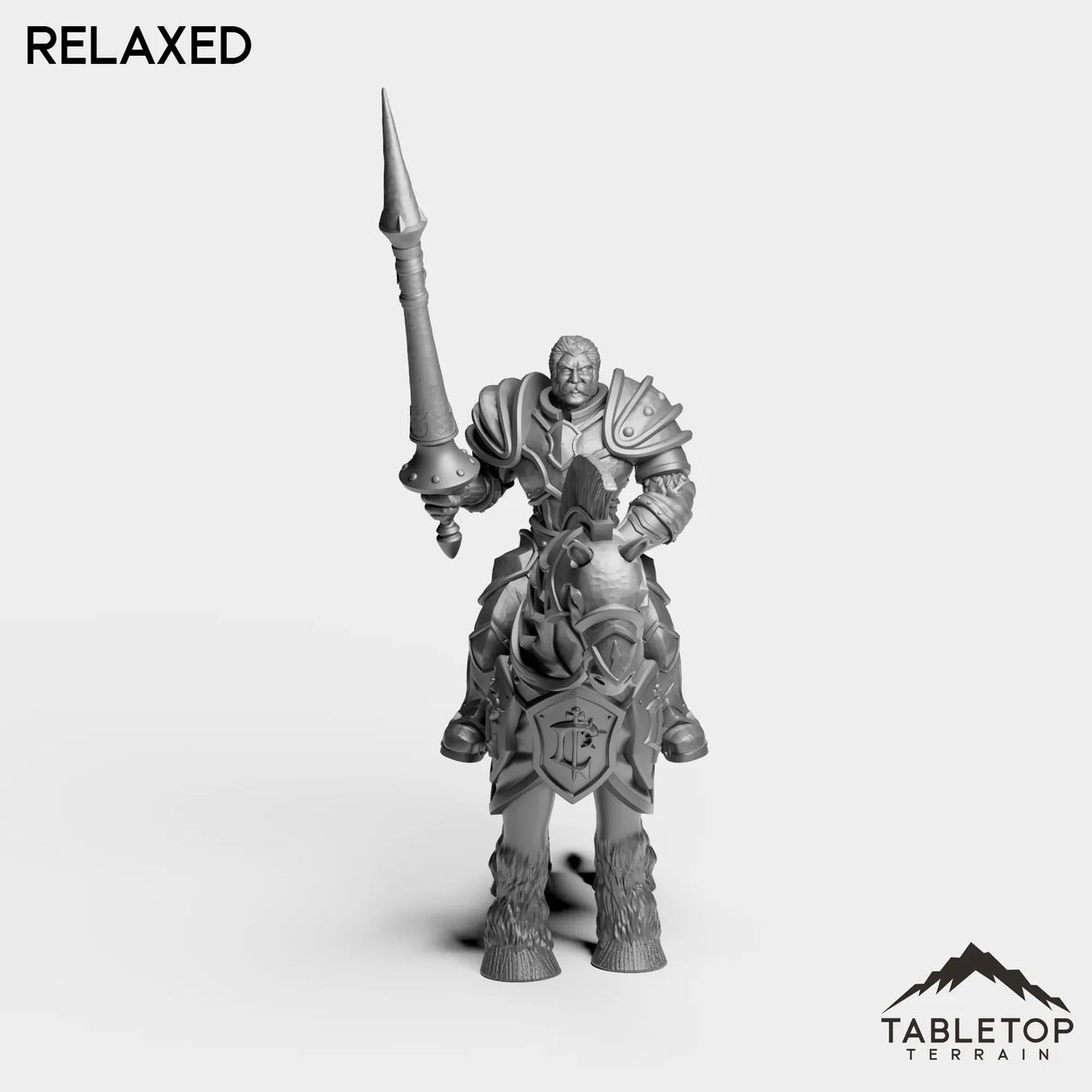 Tabletop Terrain Miniature Relaxed Culled Knights on Horse