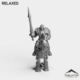 Tabletop Terrain Miniature Relaxed Culled Knights on Horse