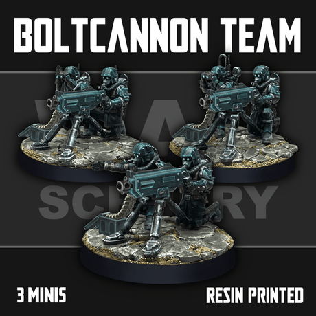Tabletop Terrain Miniature Renegade Boltcannon Teams