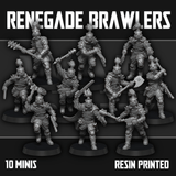 Tabletop Terrain Miniature Renegade Brawlers