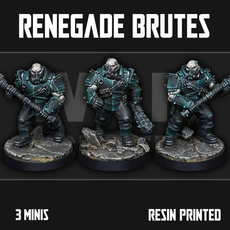 Tabletop Terrain Miniature Renegade Brutes