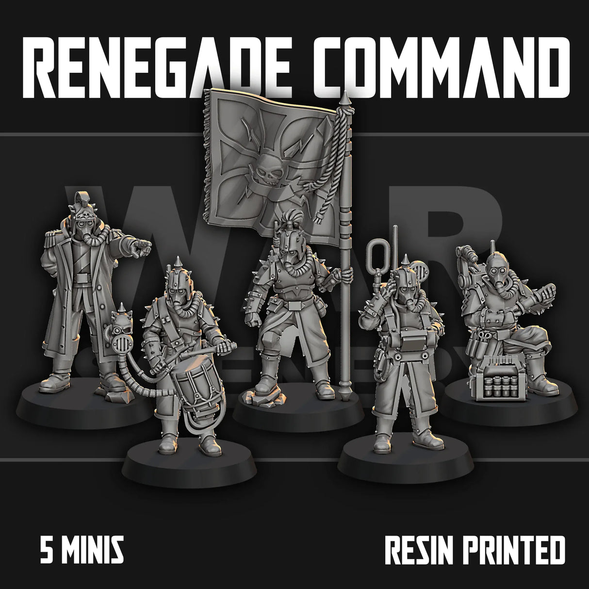 Tabletop Terrain Miniature Renegade Command Squad