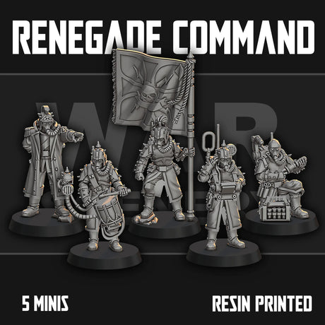 Tabletop Terrain Miniature Renegade Command Squad
