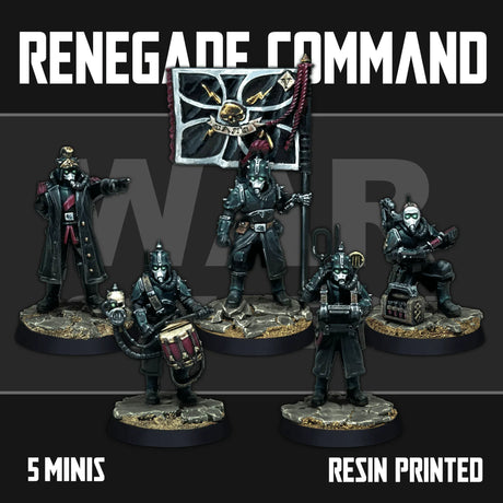 Tabletop Terrain Miniature Renegade Command Squad
