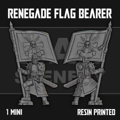 Tabletop Terrain Miniature Renegade Flag Bearer