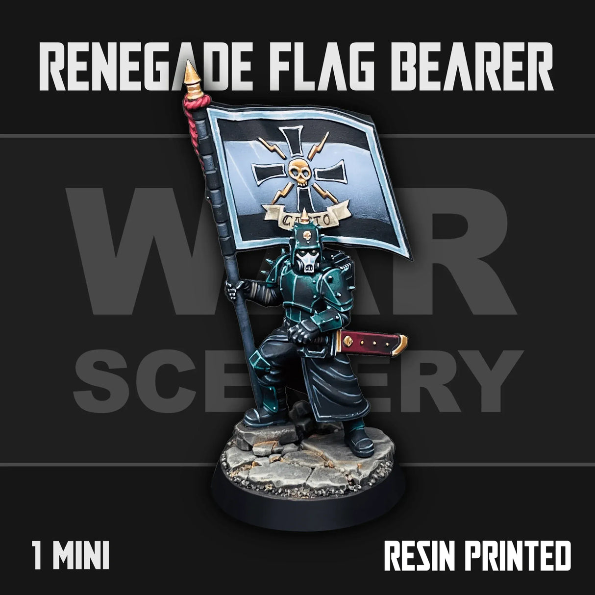 Tabletop Terrain Miniature Renegade Flag Bearer