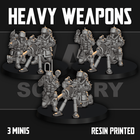 Tabletop Terrain Miniature Renegade Heavy Weapons 1