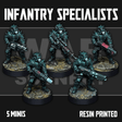 Tabletop Terrain Miniature Renegade Infantry Specialists