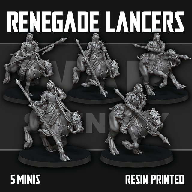 Tabletop Terrain Miniature Renegade Lancers