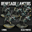 Tabletop Terrain Miniature Renegade Lancers
