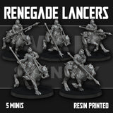 Tabletop Terrain Miniature Renegade Lancers