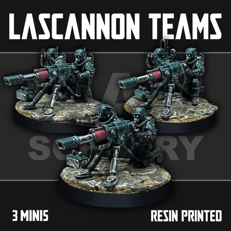 Tabletop Terrain Miniature Renegade Lascannon Teams