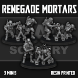 Tabletop Terrain Miniature Renegade Mortars