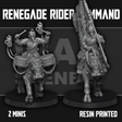 Tabletop Terrain Miniature Renegade Rider Command