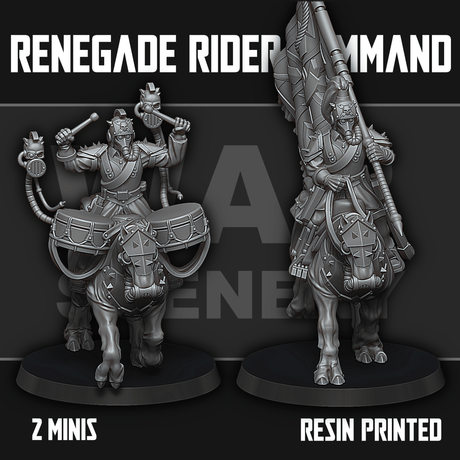 Tabletop Terrain Miniature Renegade Rider Command