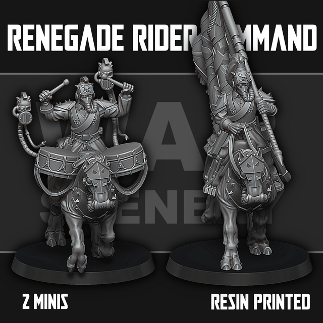 Tabletop Terrain Miniature Renegade Rider Command