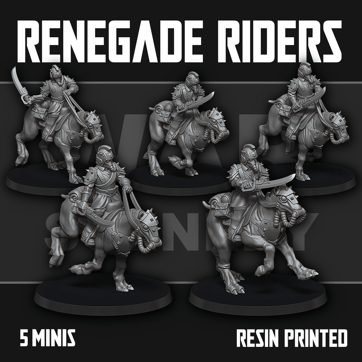 Tabletop Terrain Miniature Renegade Riders