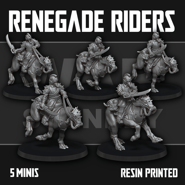 Tabletop Terrain Miniature Renegade Riders