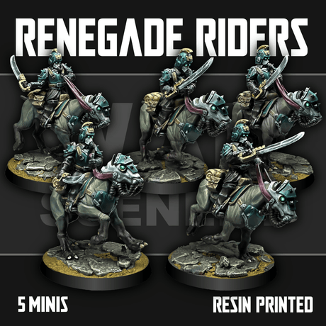 Tabletop Terrain Miniature Renegade Riders