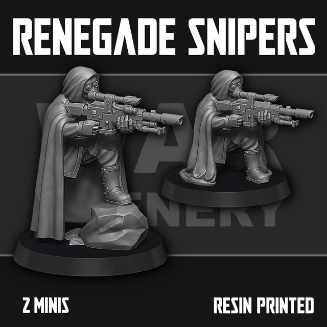 Tabletop Terrain Miniature Renegade Snipers