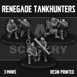 Tabletop Terrain Miniature Renegade Tankhunters