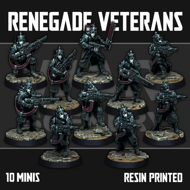 Tabletop Terrain Miniature Renegade Veterans