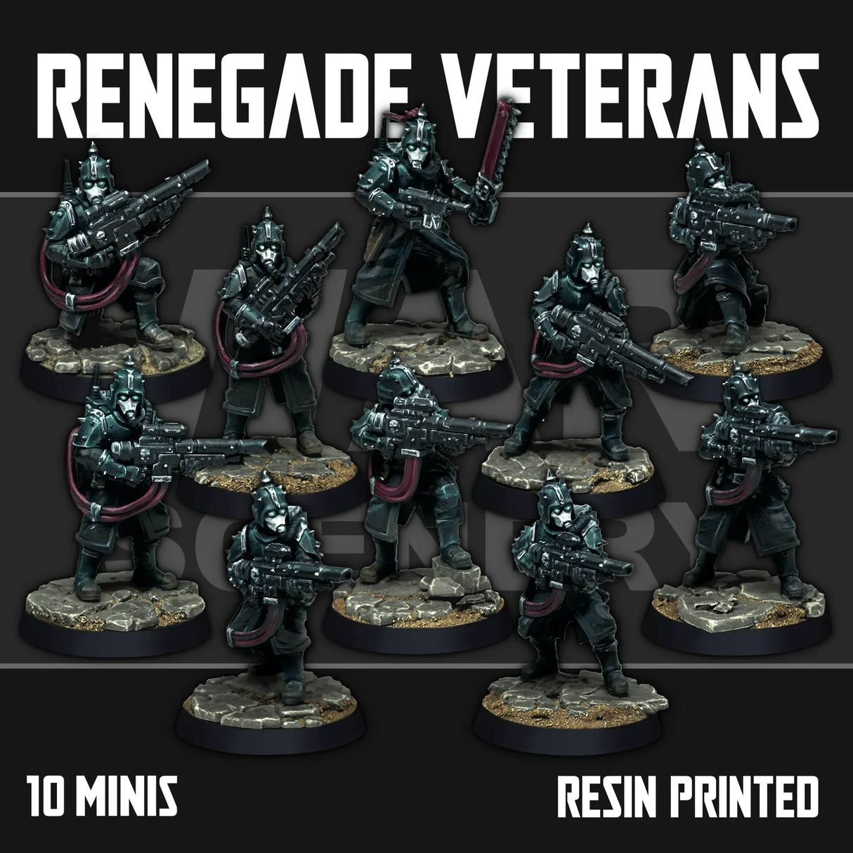 Tabletop Terrain Miniature Renegade Veterans