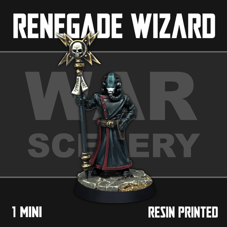 Tabletop Terrain Miniature Renegade Wizard