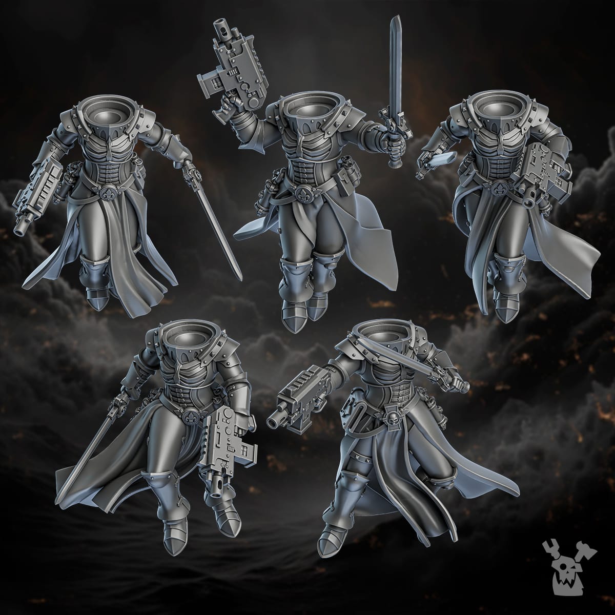 Tabletop Terrain Miniature Retribution Angels (build-kit)