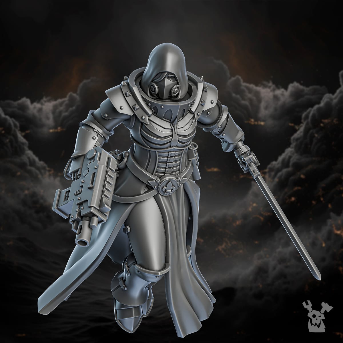 Tabletop Terrain Miniature Retribution Angels (build-kit)
