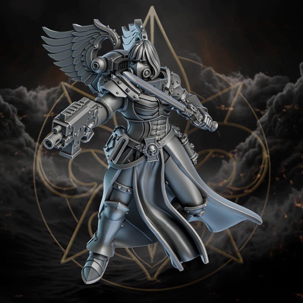 Tabletop Terrain Miniature Retribution Angels Warrior