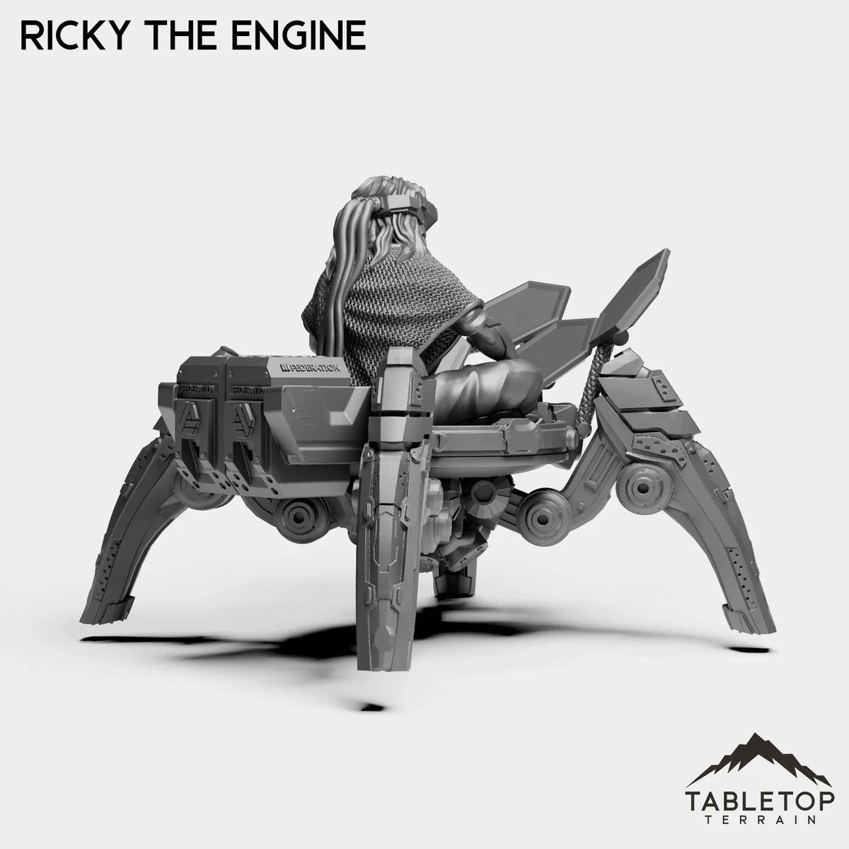 Tabletop Terrain Miniature Ricky The Engine - Johnny & The Psychos