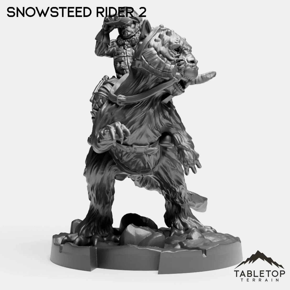 Tabletop Terrain Miniature Rider 2 Snowsteed Riders