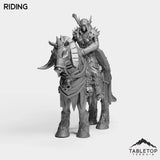 Tabletop Terrain Miniature Riding DK Blood Elves Female