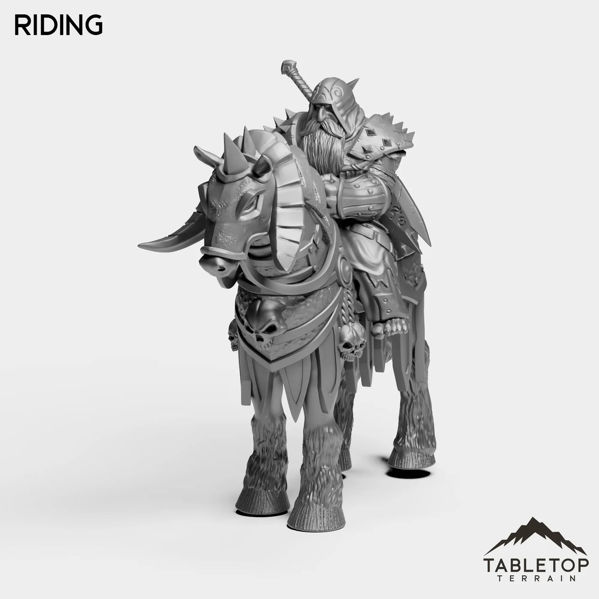 Tabletop Terrain Miniature Riding DK Dwarves